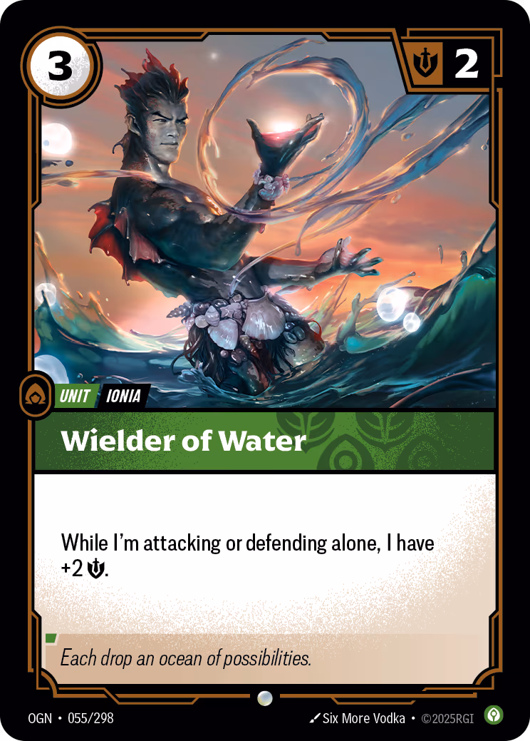 Wielder of Water OPP-055-298 Riftbound card