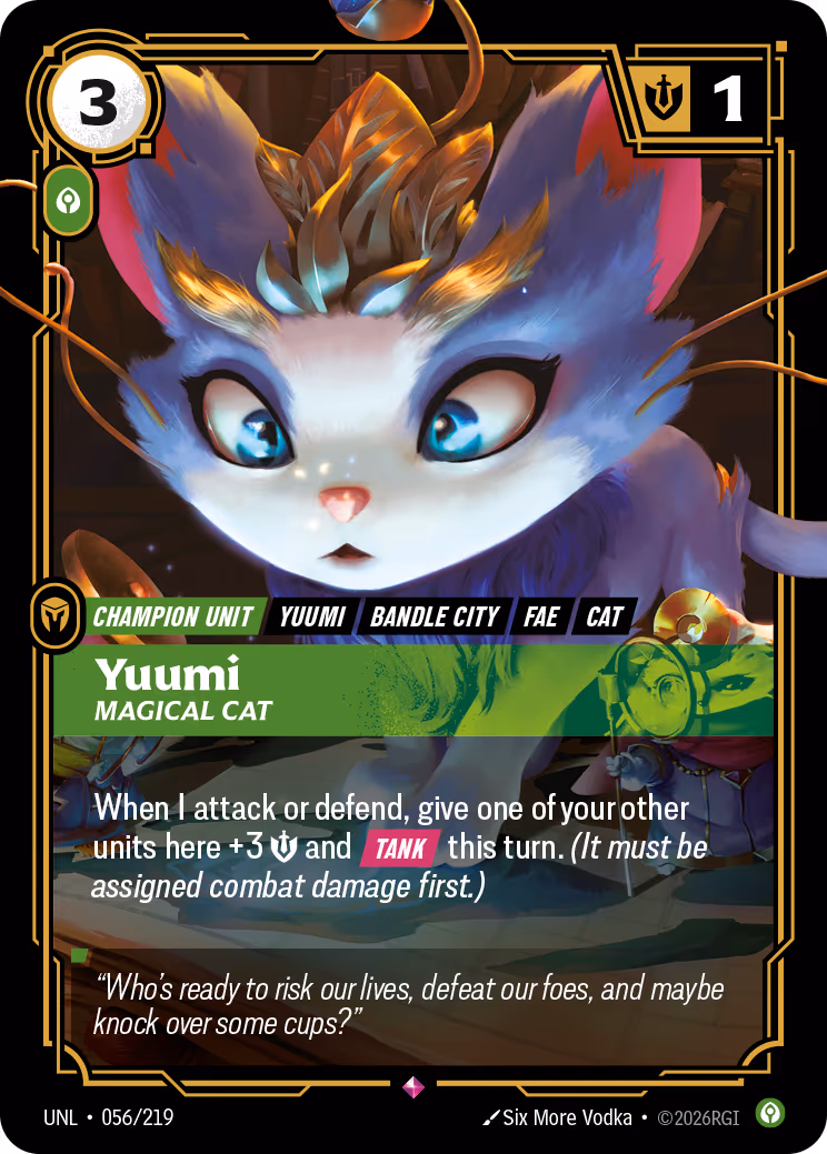 Yuumi - Magical Cat OPP-056-219 Riftbound card