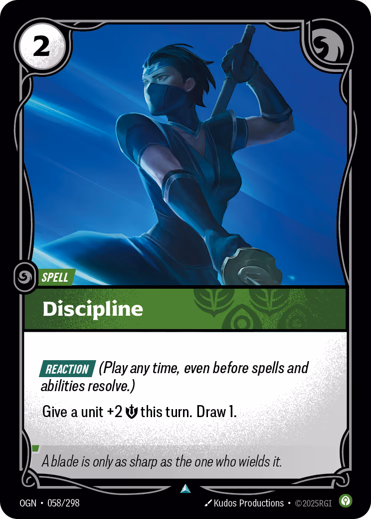 Discipline OPP-058-298 Riftbound card