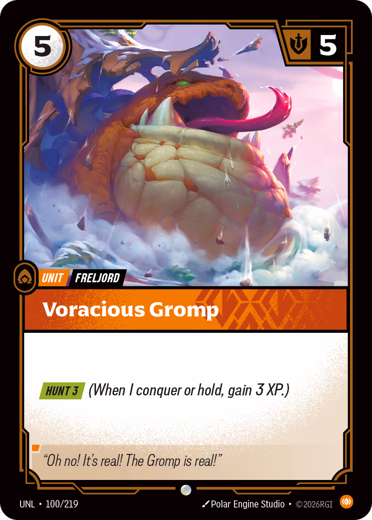 Voracious Gromp Riftbound card
