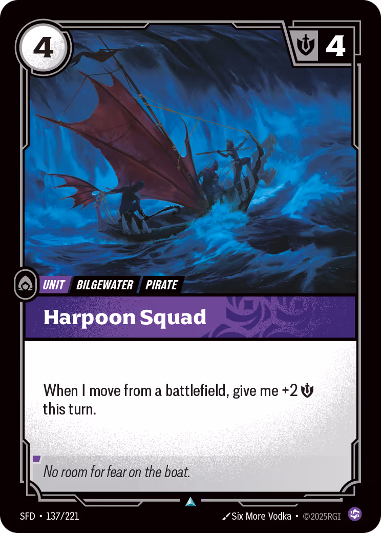 Harpoon Squad OPP-137-221 Riftbound card