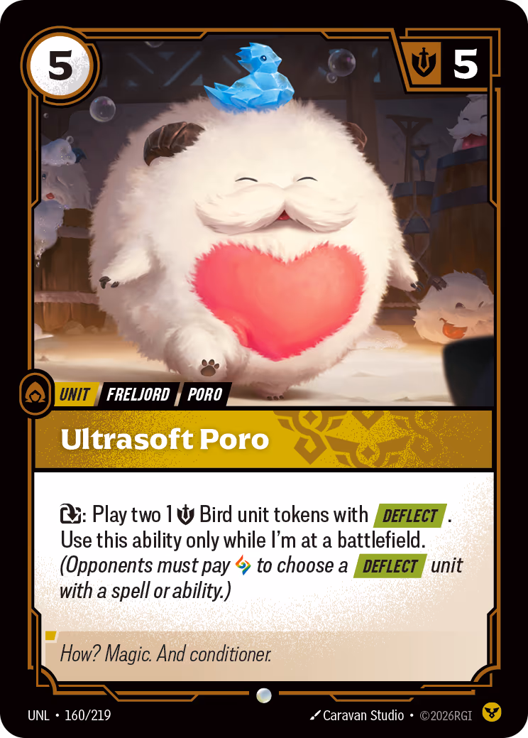 Ultrasoft Poro OPP-160-219 Riftbound card