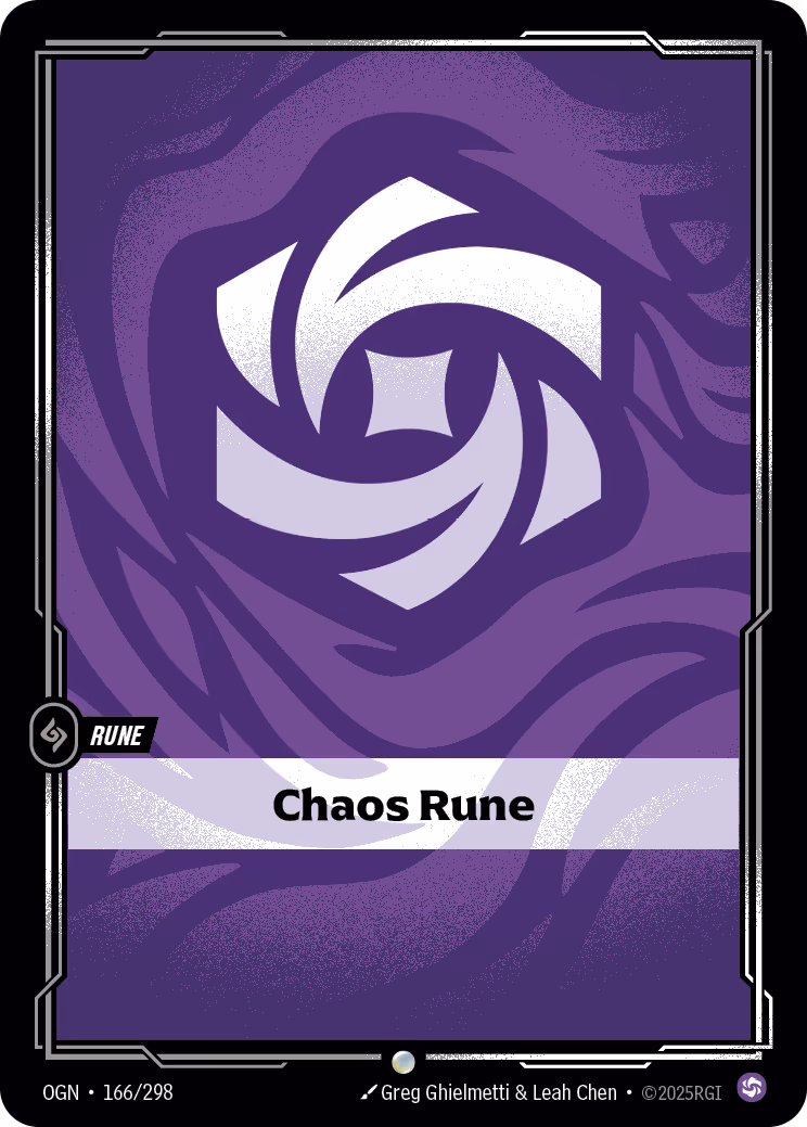 Chaos Rune OPP-166B-298 Riftbound card