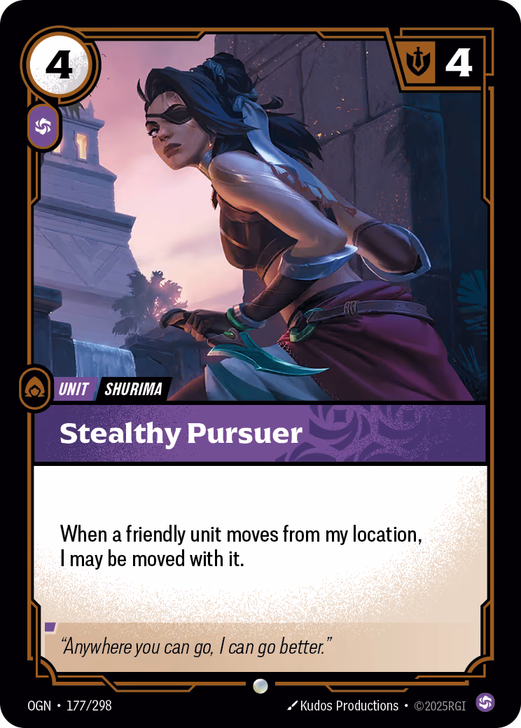 Stealthy Pursuer OPP-177-298 Riftbound card