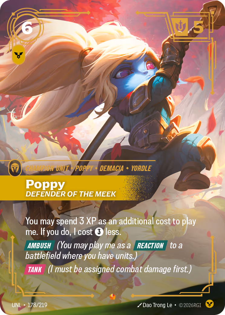 Poppy - Defender of the Meek OPP-178-219 Riftbound card