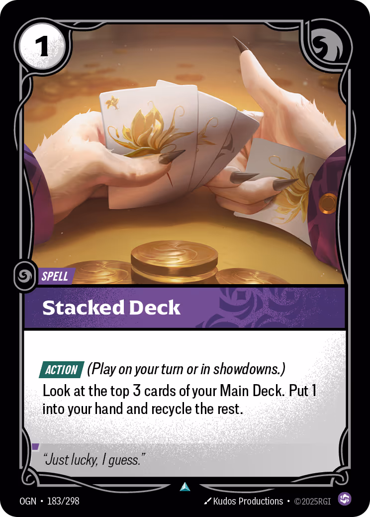 Stacked Deck OPP-183-298 Riftbound card