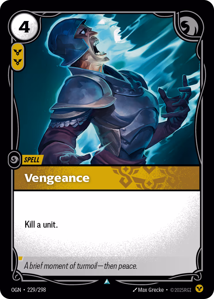 Vengeance OPP-229-298 Riftbound card