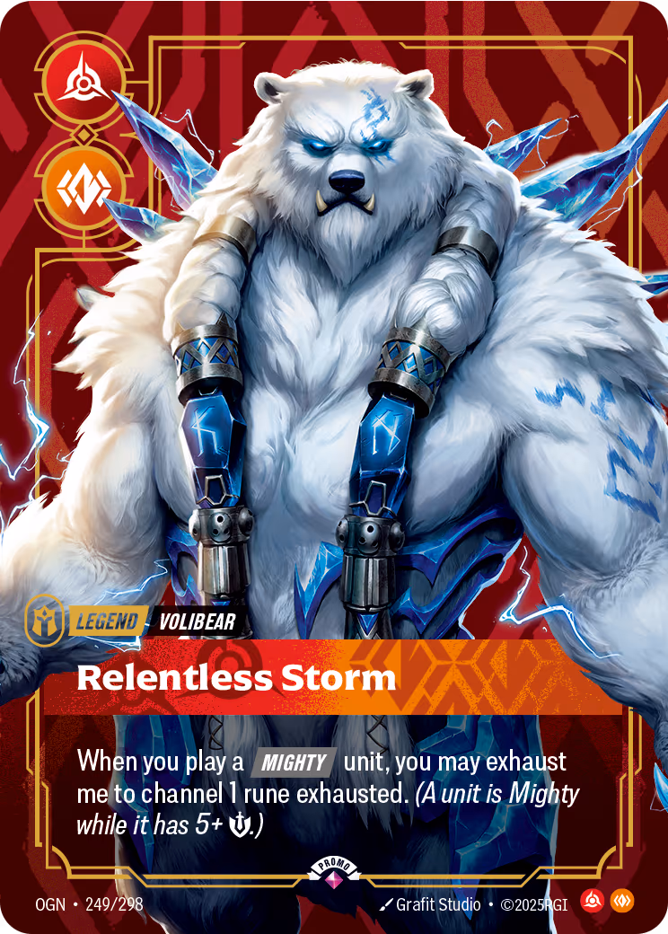 Volibear - Relentless Storm OPP-249-298 Riftbound card