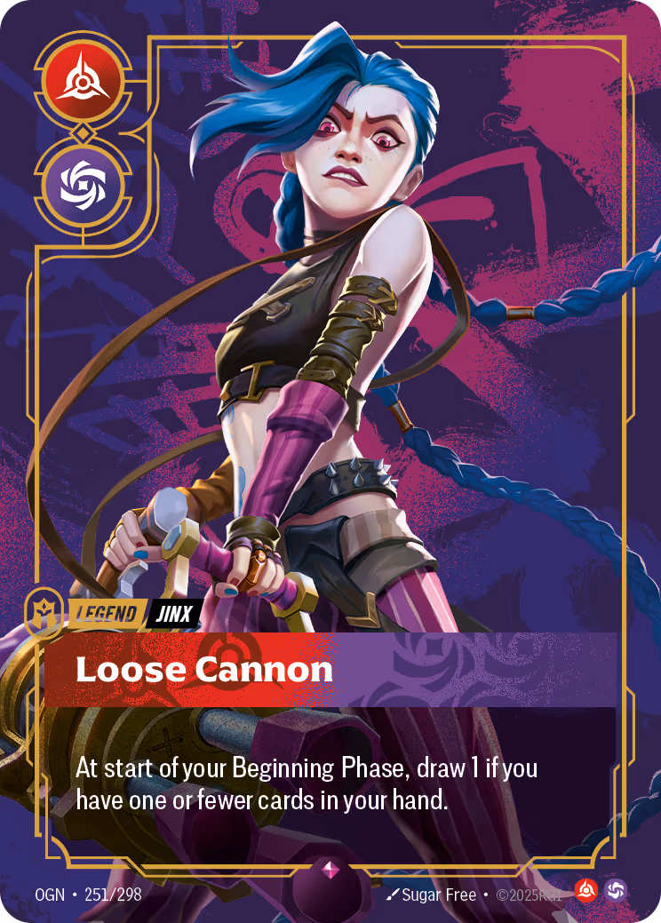 Jinx - Loose Cannon OPP-251-298 Riftbound card