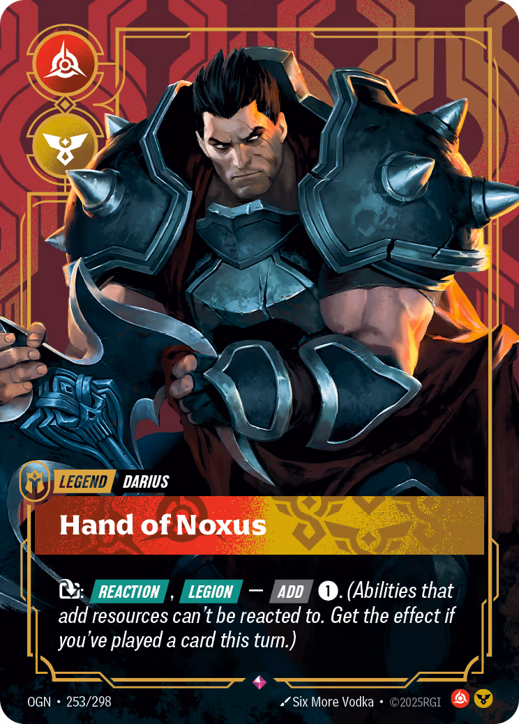 Darius - Hand of Noxus OPP-253-298 Riftbound card