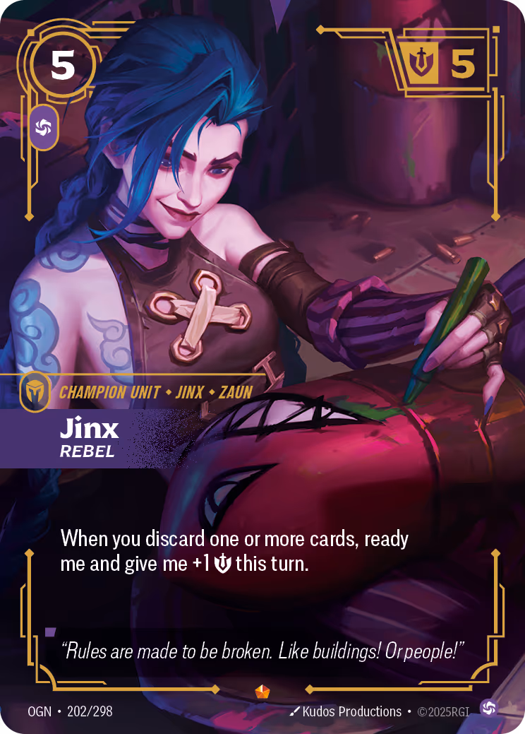 Jinx - Rebel PR-202 Riftbound card