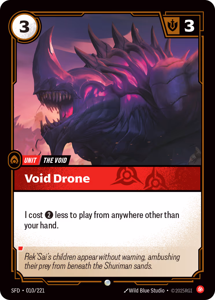 Void Drone SFD-010 Riftbound card