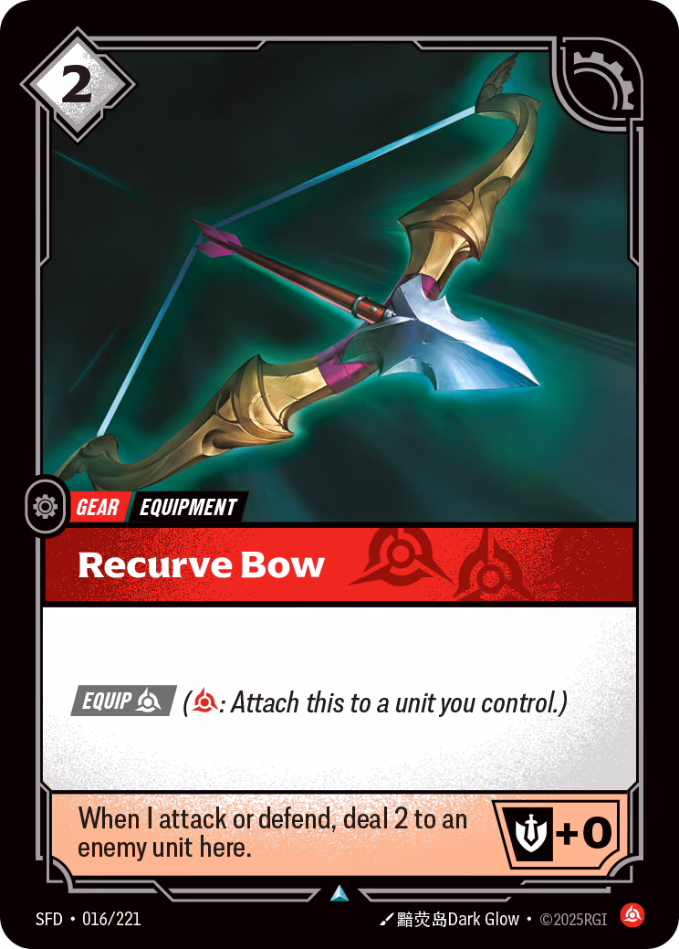 Recurve Bow SFD-016 Riftbound card