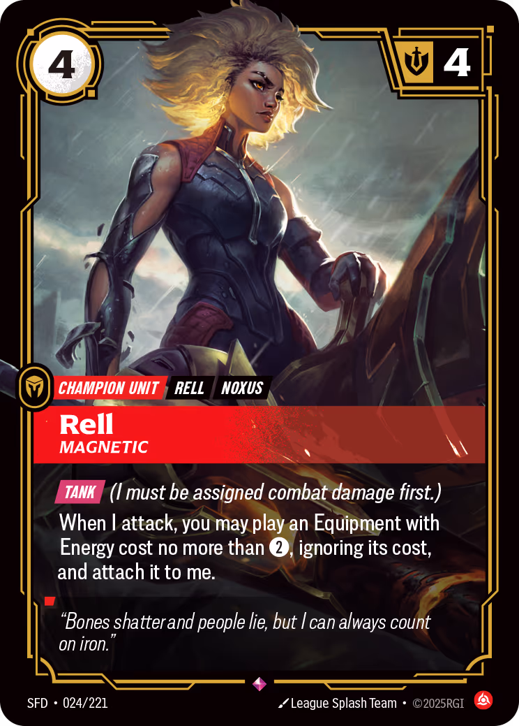 Rell - Magnetic SFD-024 Riftbound card