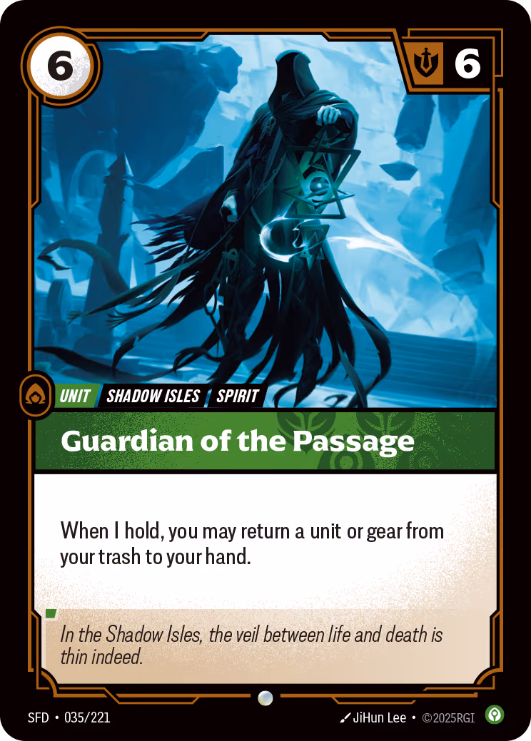 Guardian of the Passage SFD-035 Riftbound card