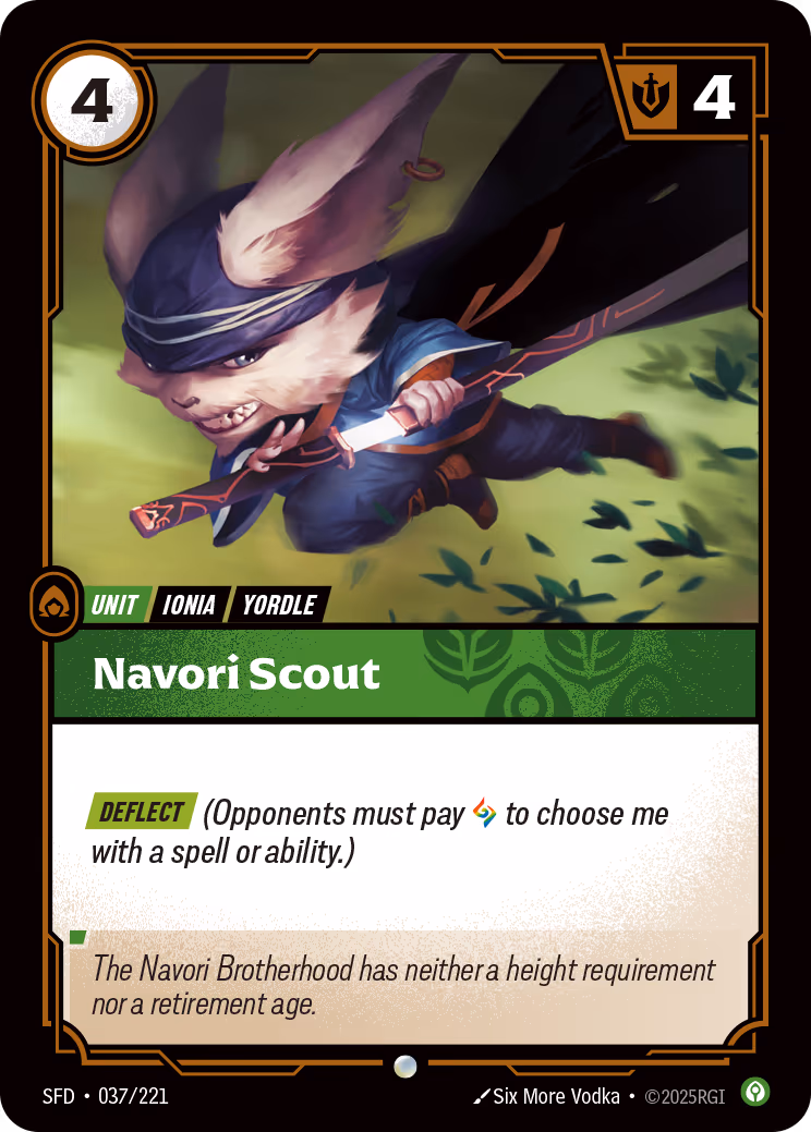 Navori Scout SFD-037 Riftbound card