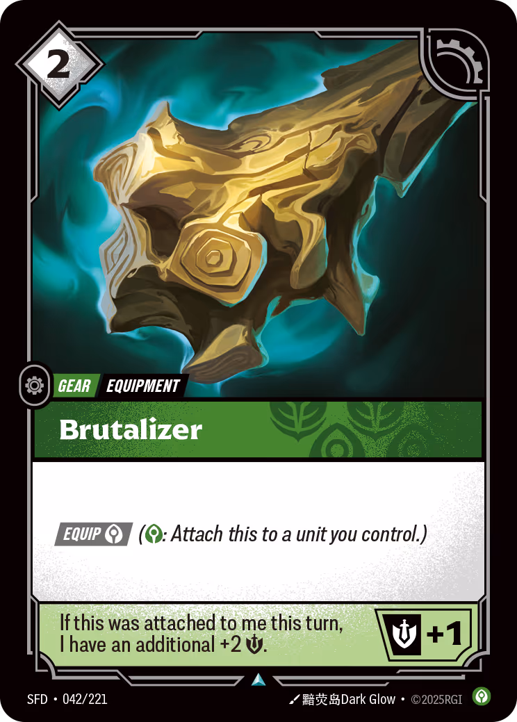 Brutalizer SFD-042 Riftbound card