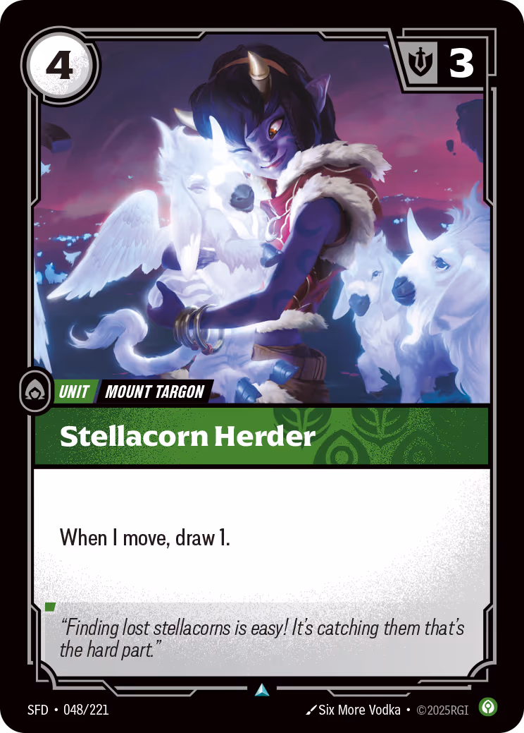 Stellacorn Herder SFD-048 Riftbound card