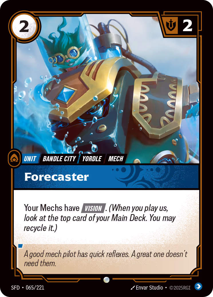 Forecaster SFD-065 Riftbound card