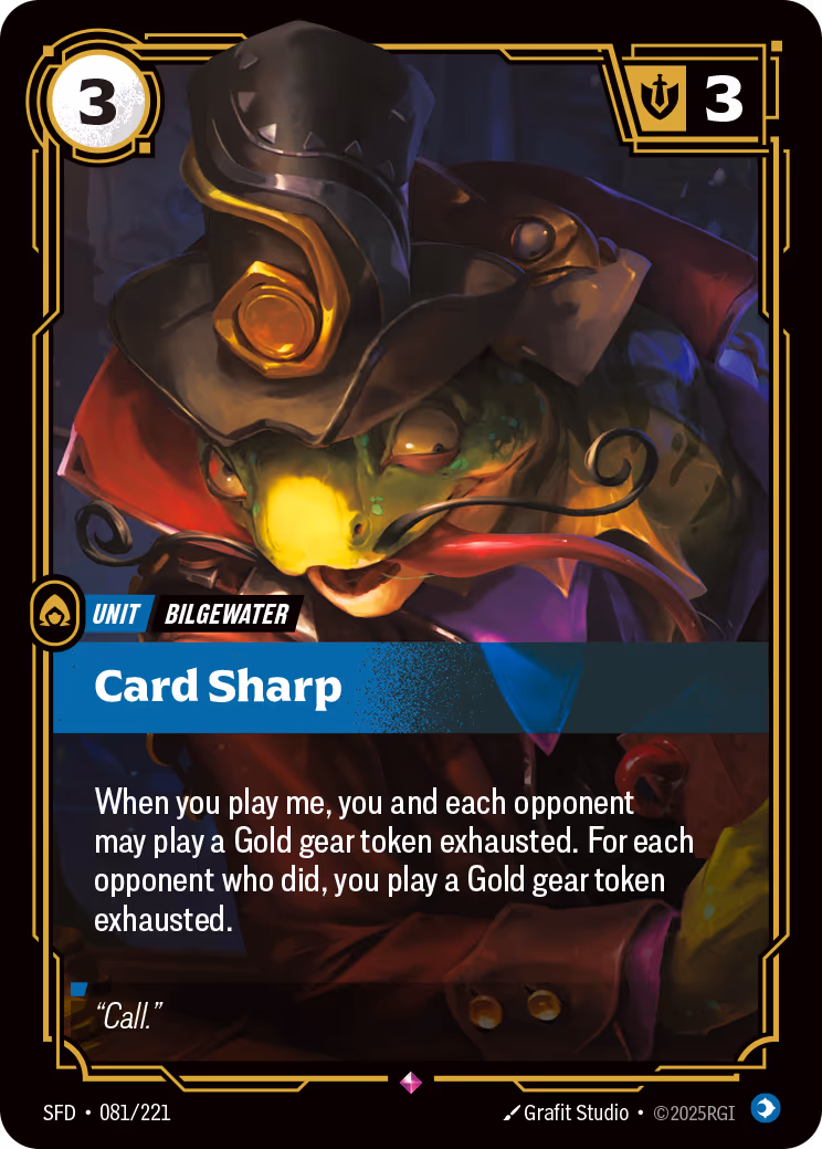 Card Sharp SFD-081 Riftbound card