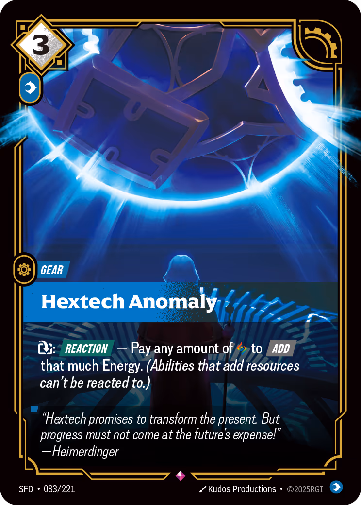 Hextech Anomaly SFD-083 Riftbound card