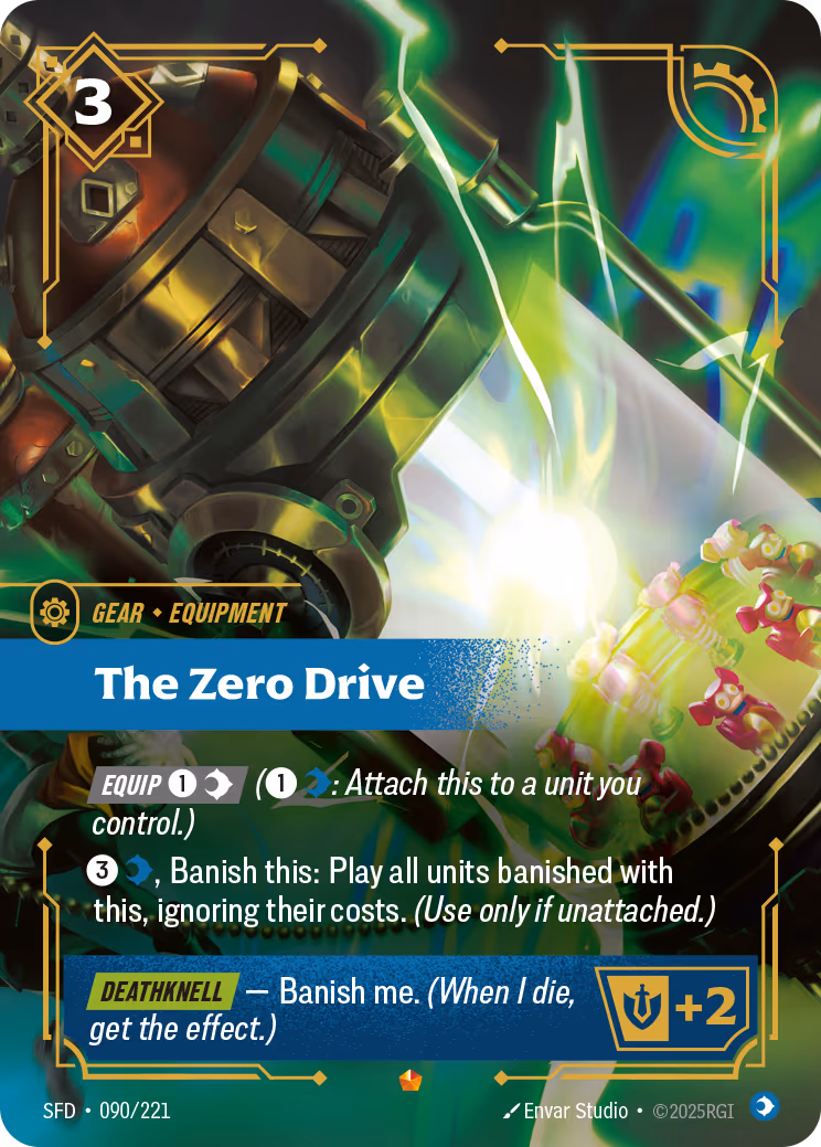 The Zero Drive SFD-090 Riftbound card