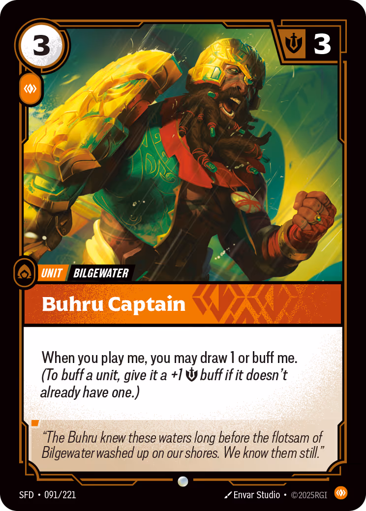 Buhru Captain SFD-091 Riftbound card