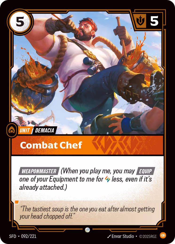 Combat Chef SFD-092 Riftbound card