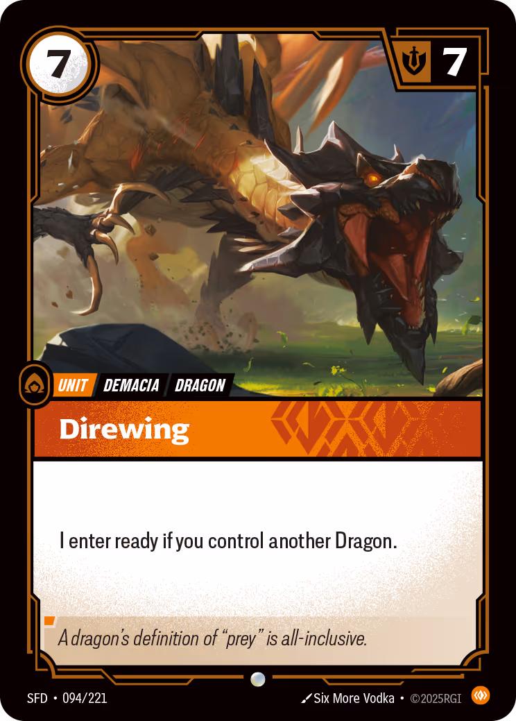 Direwing SFD-094 Riftbound card