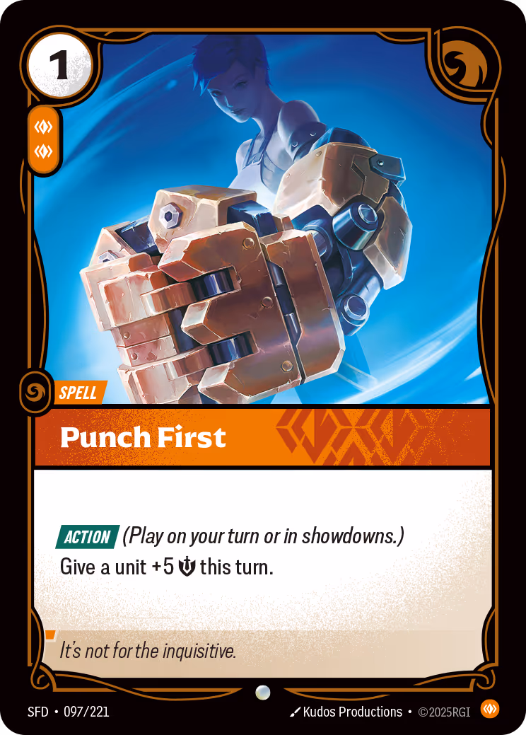 Punch First SFD-097 Riftbound card