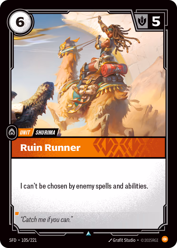Ruin Runner SFD-105 Riftbound card