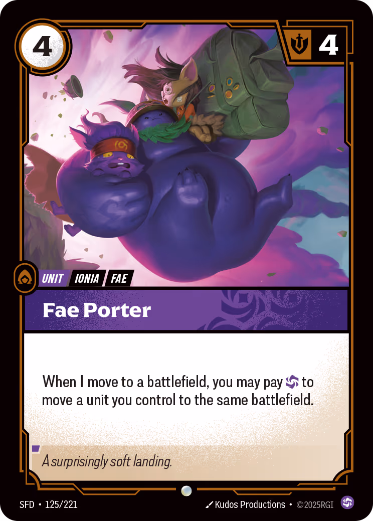 Fae Porter SFD-125 Riftbound card