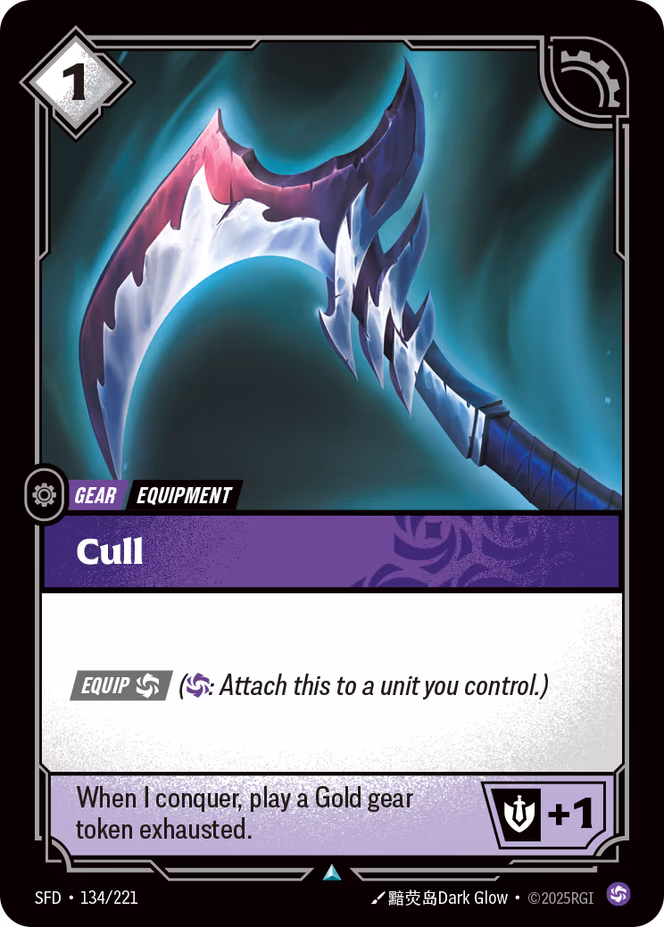 Cull SFD-134 Riftbound card