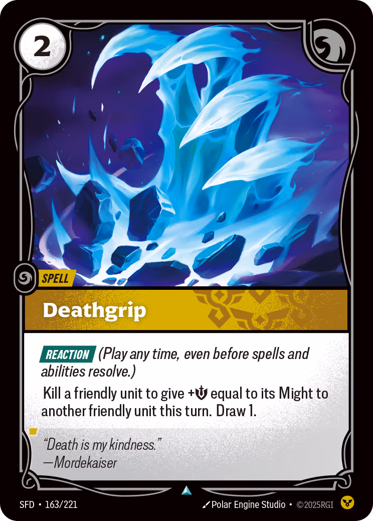 Deathgrip SFD-163 Riftbound card
