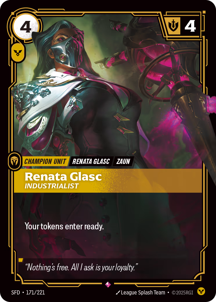 Renata Glasc - Industrialist SFD-171 Riftbound card