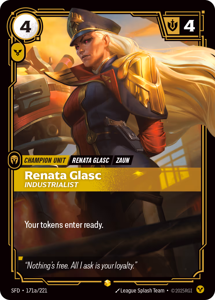 Renata Glasc - Industrialist SFD-171A Riftbound card