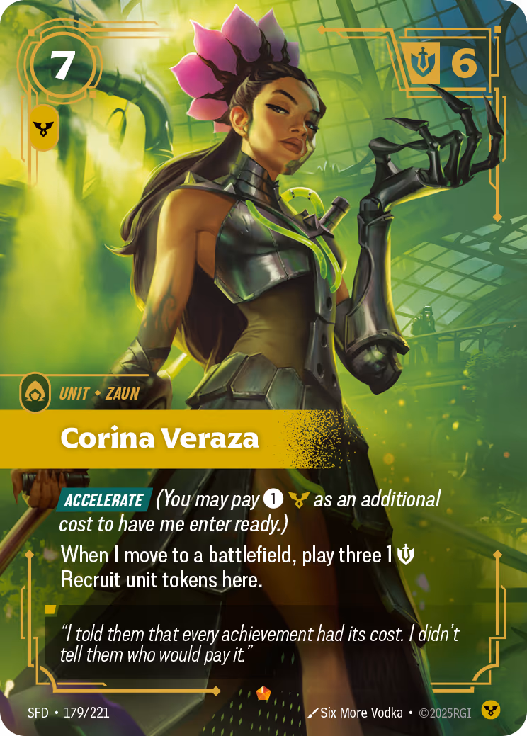 Corina Veraza SFD-179 Riftbound card