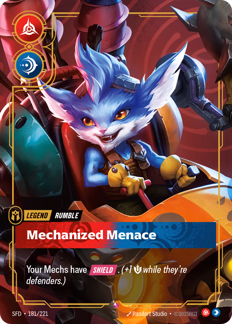 Rumble - Mechanized Menace SFD-181 Riftbound card