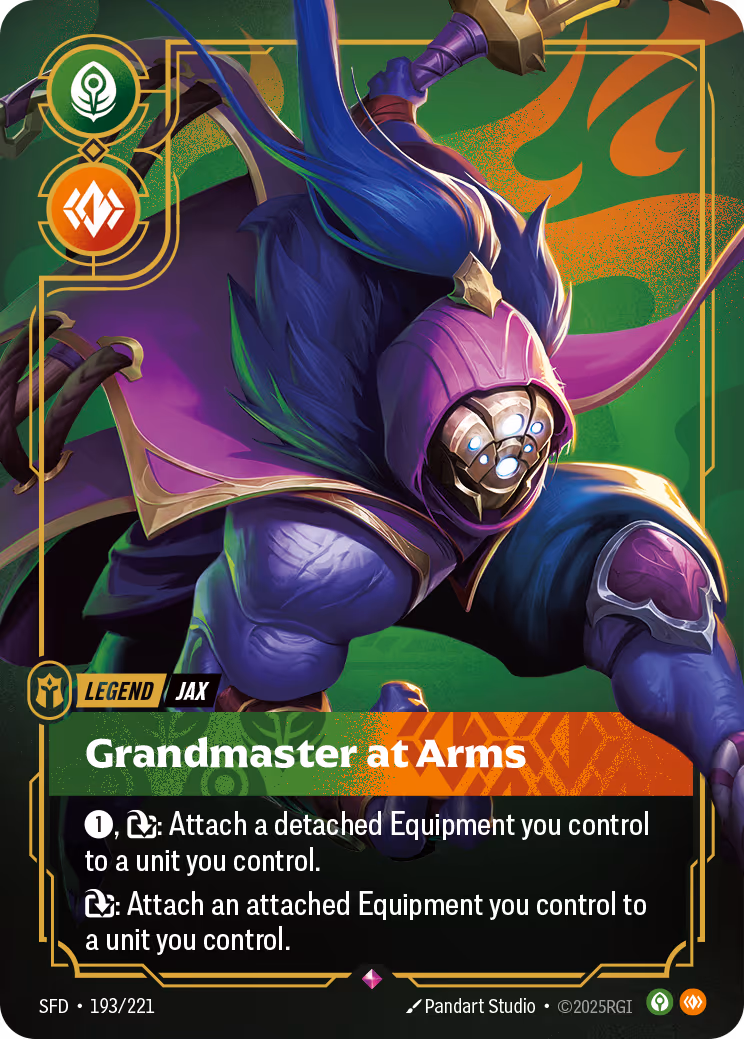 Jax - Grandmaster At Arms SFD-193 Riftbound card