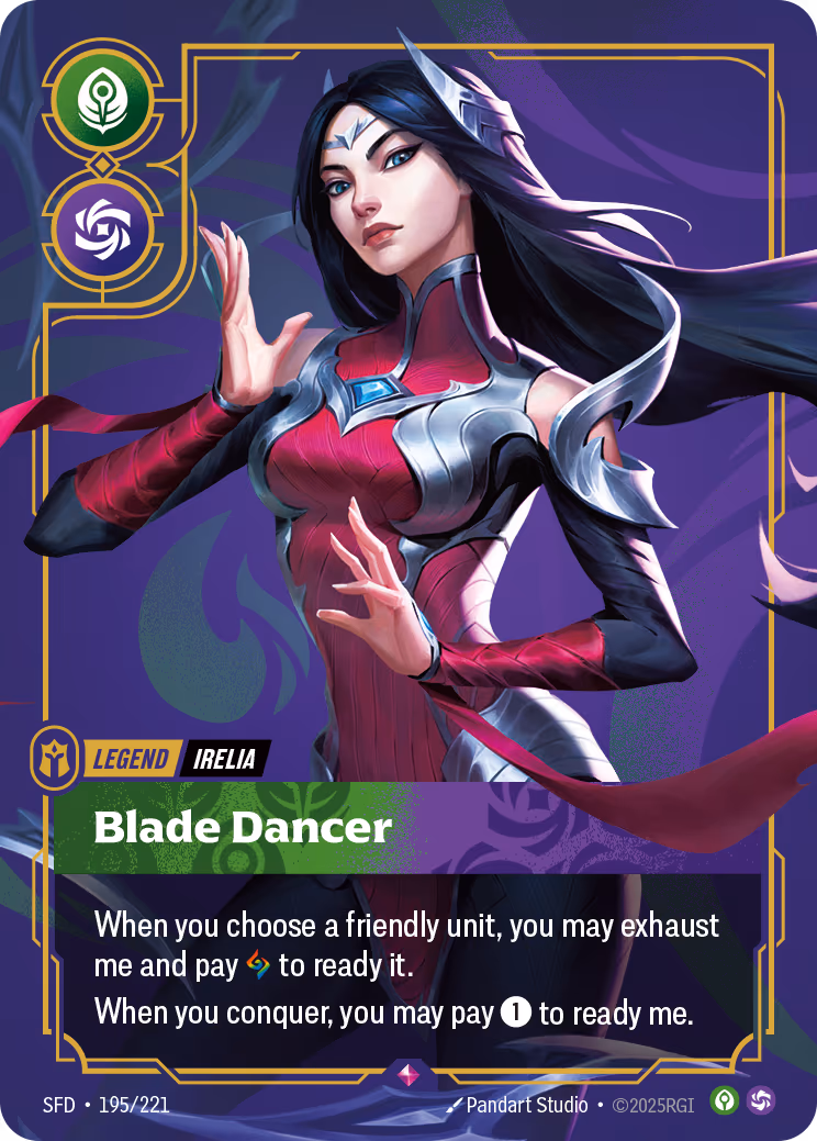 Irelia - Blade Dancer SFD-195 Riftbound card
