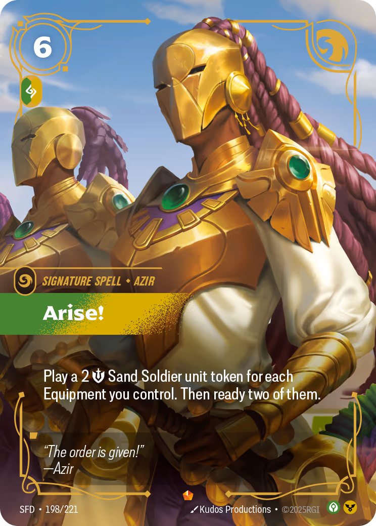 Arise! SFD-198 Riftbound card