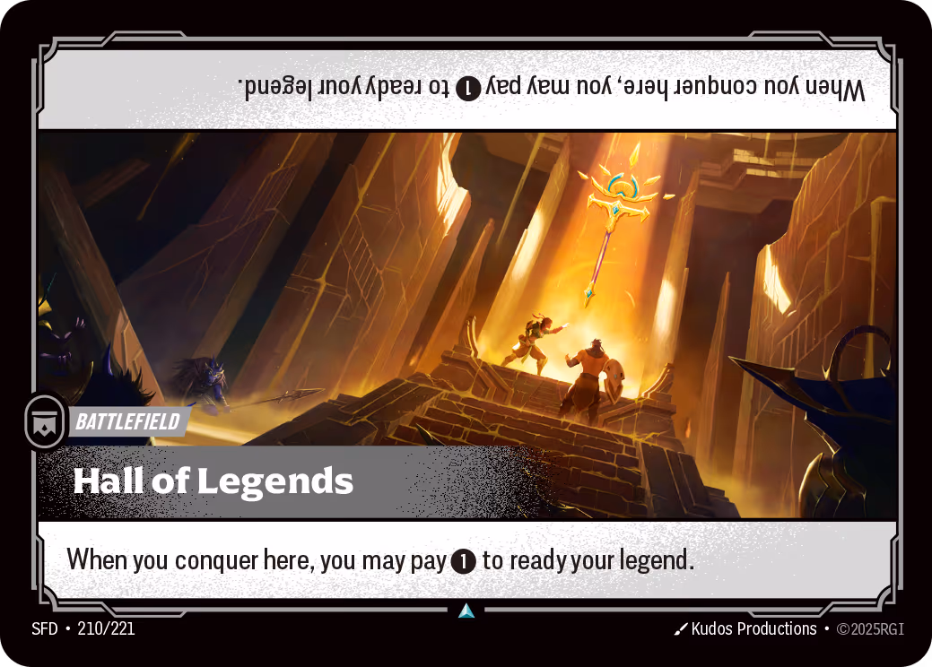 Hall of Legends SFD-210 Riftbound card