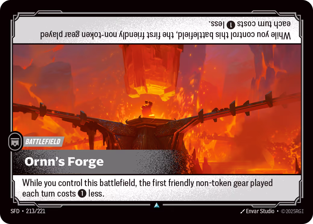 Ornn's Forge SFD-213 Riftbound card