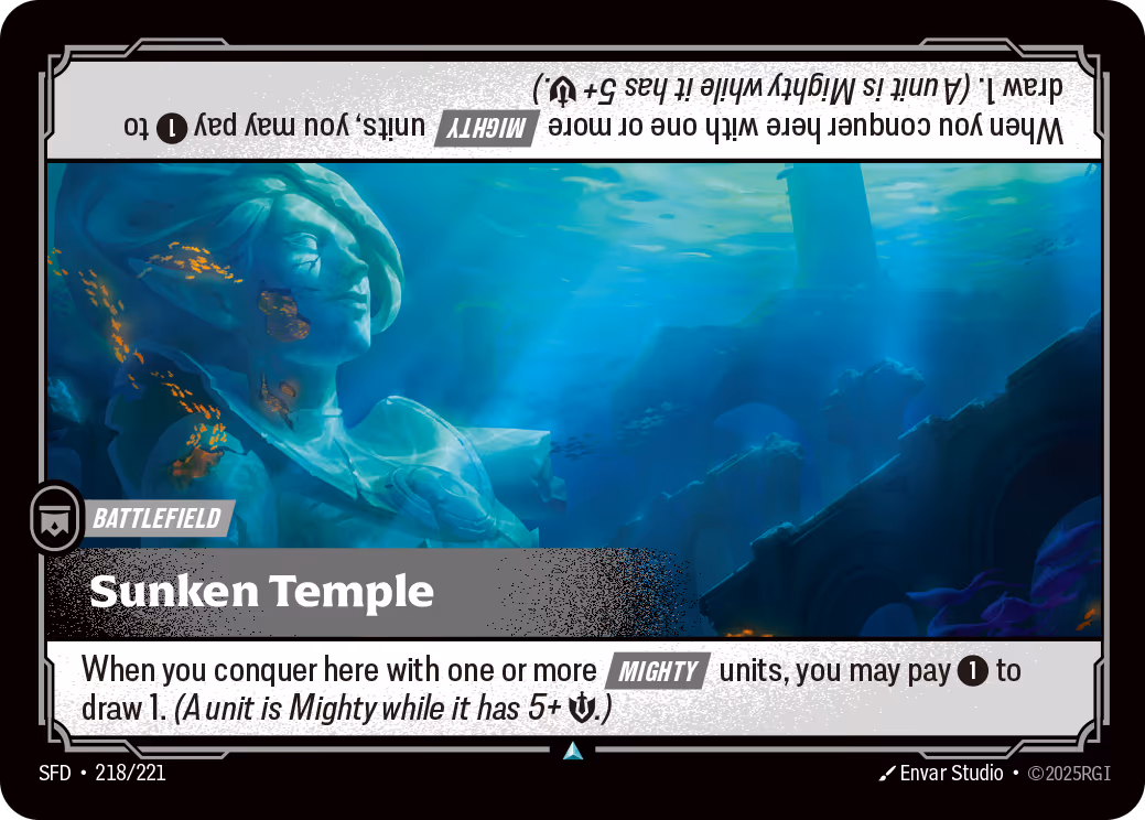 Sunken Temple SFD-218 Riftbound card