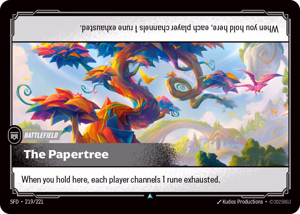 The Papertree SFD-219 Riftbound card