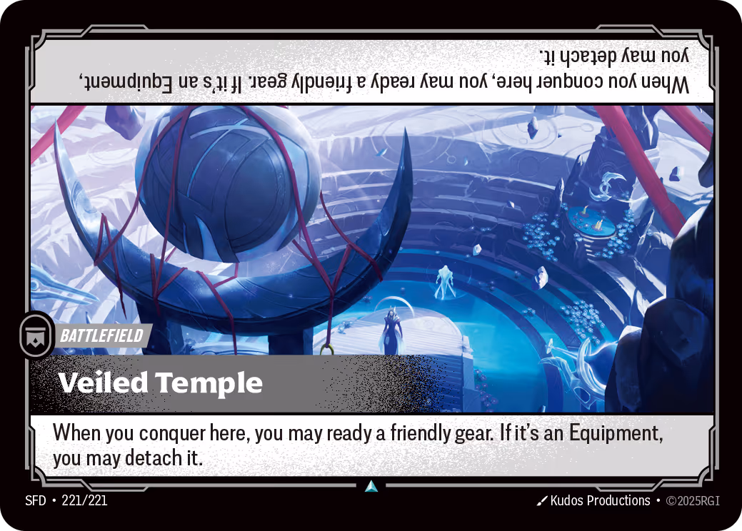 Veiled Temple SFD-221 Riftbound card