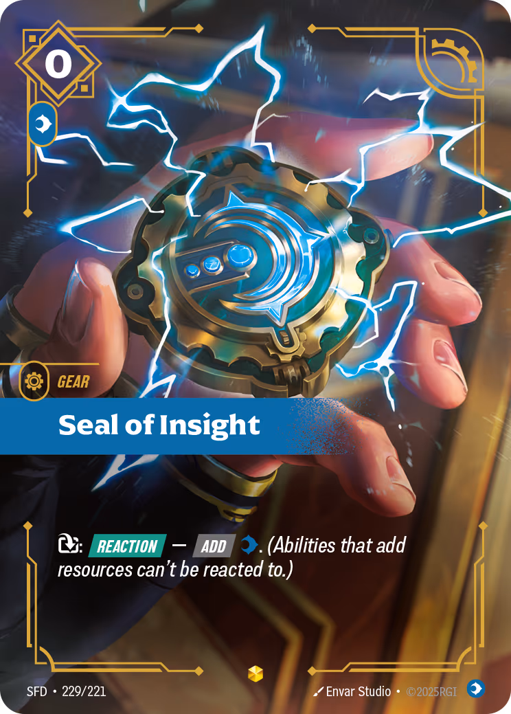 Seal of Insight SFD-229 Riftbound card
