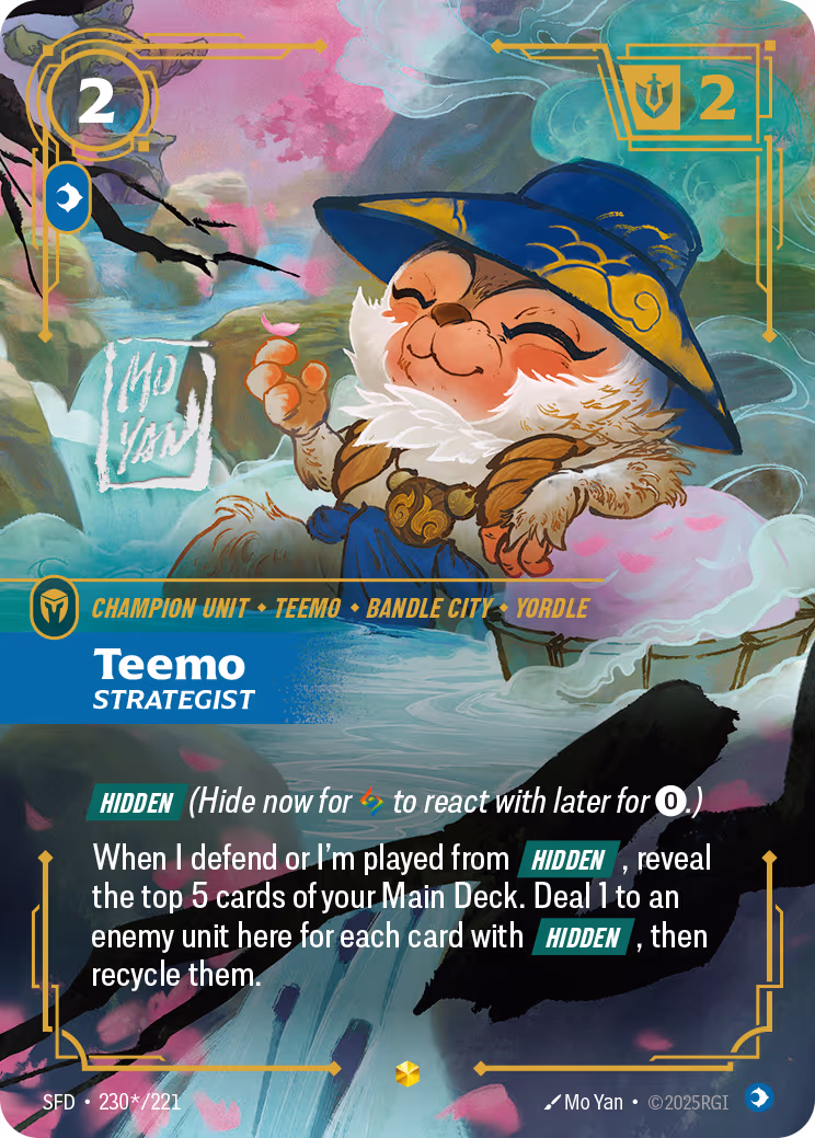 Teemo - Strategist SFD-230* Riftbound card