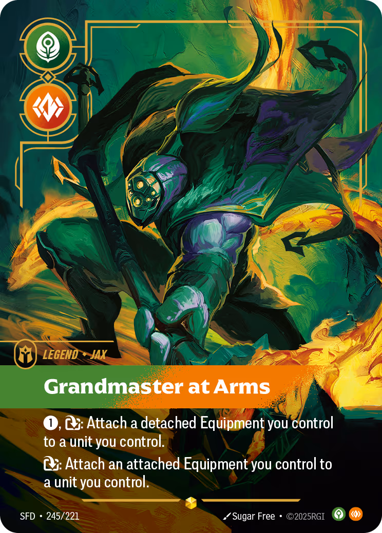 Jax - Grandmaster At Arms SFD-245 Riftbound card