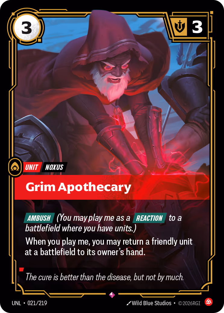 Grim Apothecary UNL-021 Riftbound card
